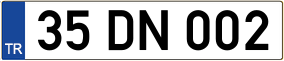 Truck License Plate